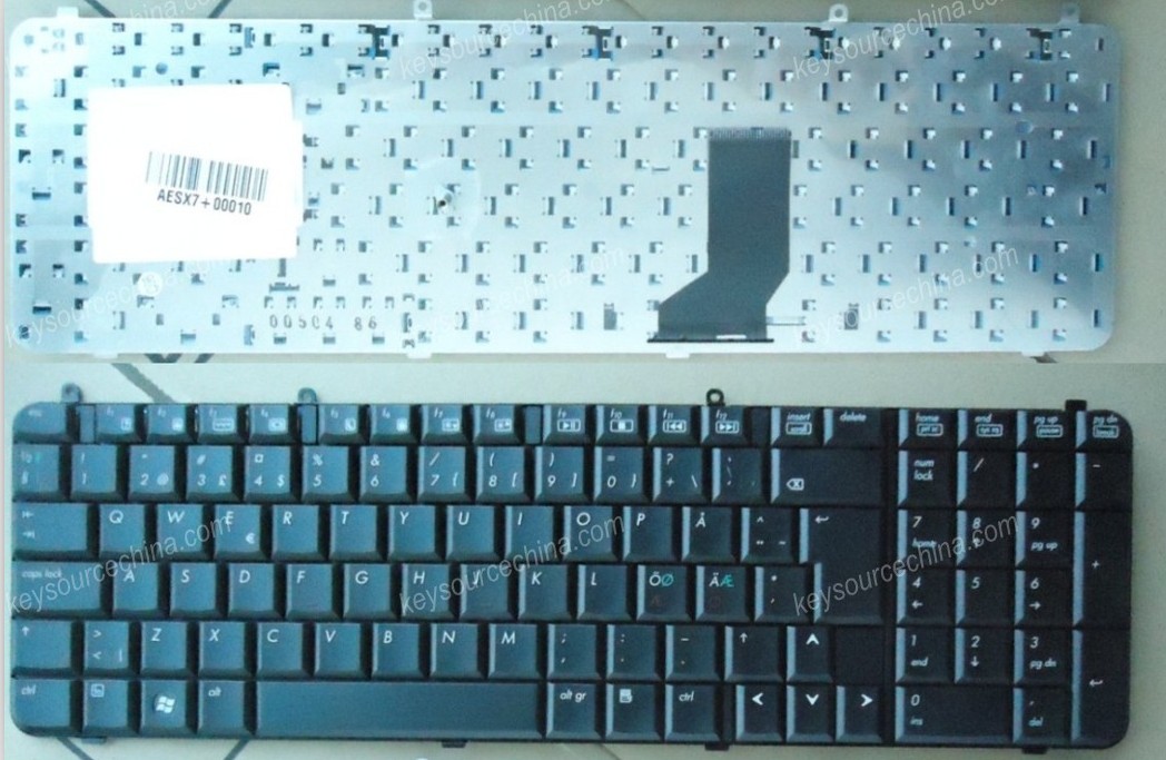 HP DV9000 Nordic keyboard AEAT9TPN016 MP-06706DN-920