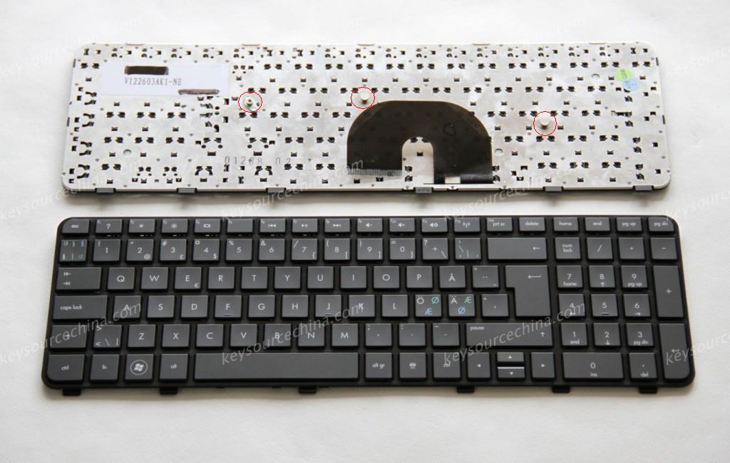 643215-DH1 V122603-AK1-NE HP 643215-DH1 DV6-6C35DX DV6-6C40US DV6-6C43CL DV6-6C43NR DV6-6C47CL HP Nordic Keyboard