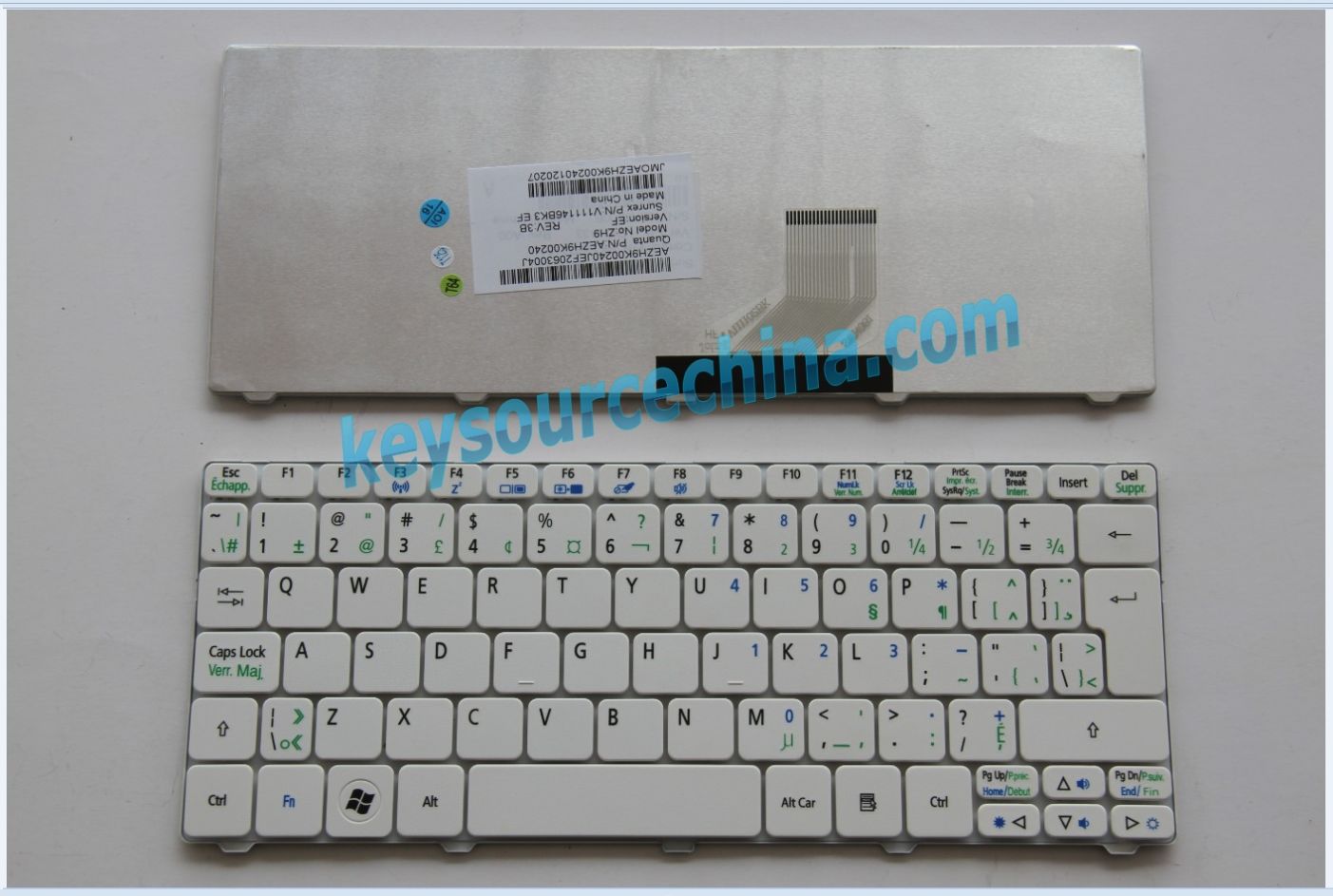 V111146BK3  EF Original Acer Aspire One D255 D257 D270 521 532 532G 533 AO532H ZE6 ZH9 PAV70 NAV70 Clavier Canadian(CA) Keyboard