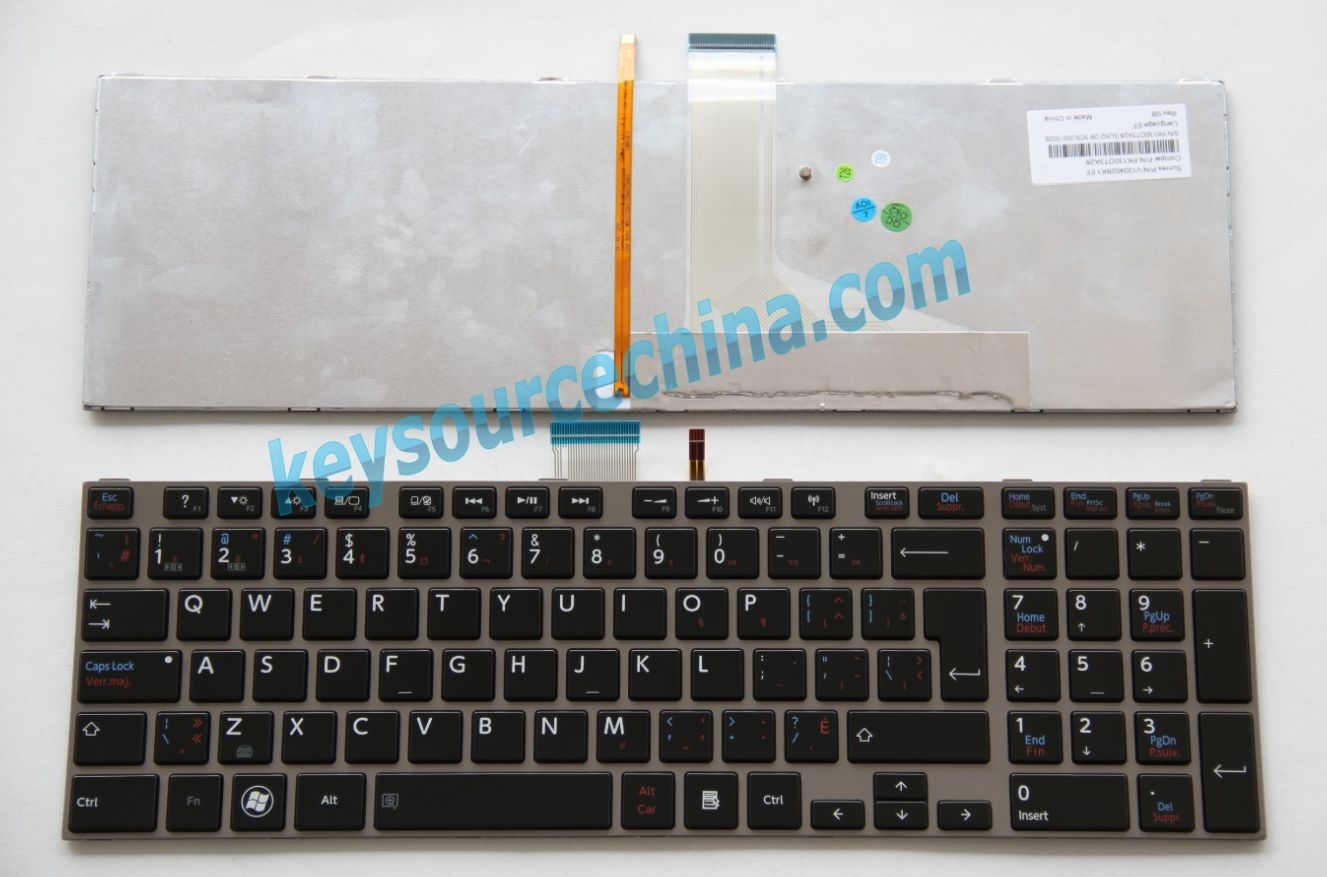 V130402BK1 EF Original Toshiba Satellite P850 P855 P870 P875 X870 L850 L855 L870 L875 S850 S855 S870 S875 S950 S955 Clavier Canadian(CA) Keyboard