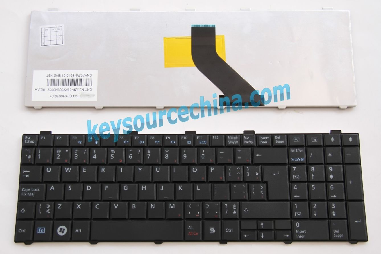 MP-09R76CU-D852 Original Fujitsu Lifebook A530 A531 AH530 AH531 NH751 Clavier Canadian(CA) Keyboard