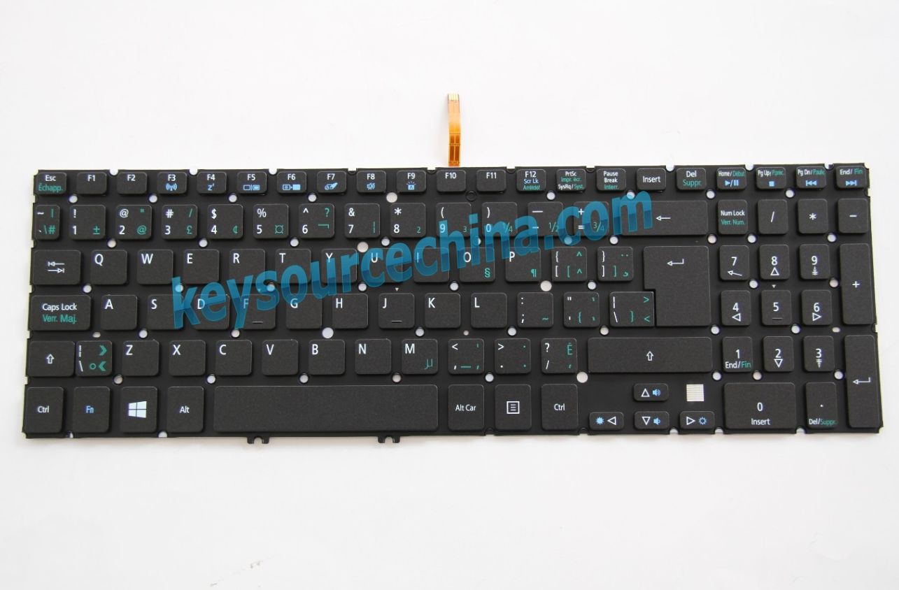 9Z.N8QBQ.L2M Original Acer Aspire V5-531 V5-531G V5-551 V5-551G V5-571 V5-571G V5-571P M3-581 M3-581T M5-581 M5-581T Clavier Canadian(CA) Keyboard