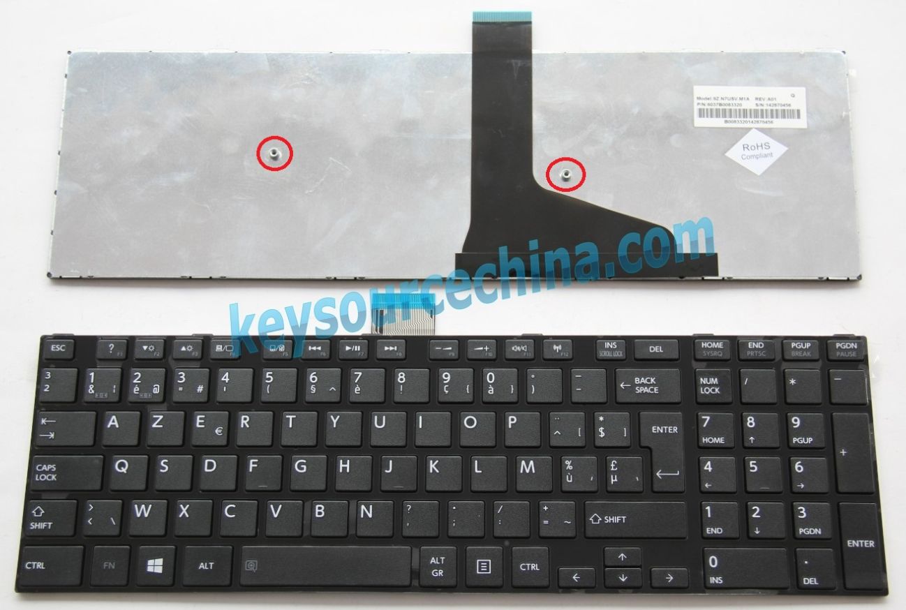 9Z.N7USV.M1A Belgisch Laptop Toetsenbord,6037B0083320 Belgisch Laptop Toetsenbord,Toshiba Satellite S50 Belgisch Laptop Toetsenbord