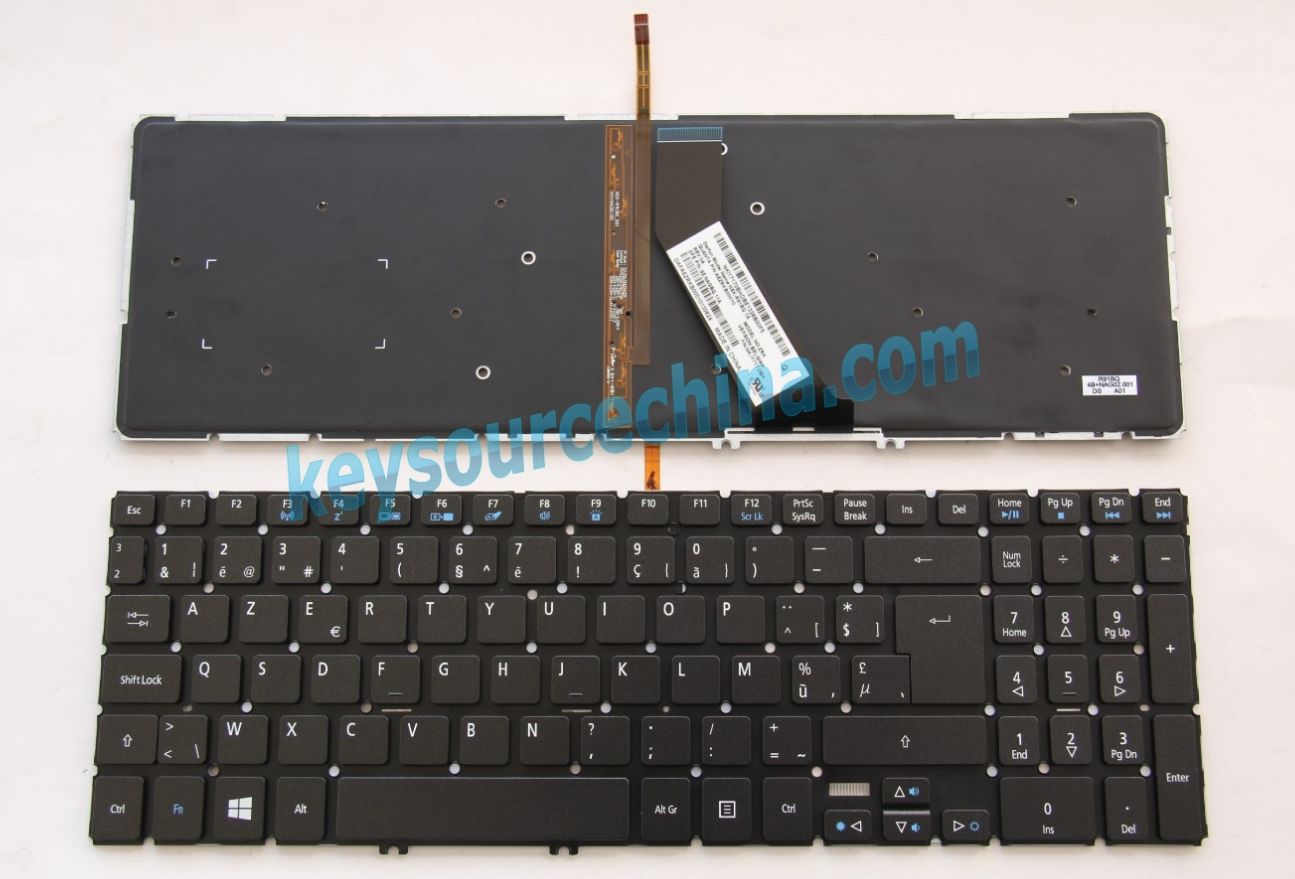9Z.NAGBQ.11A Original Acer Aspire V7-581 V7-581G V7-581P V7-581PG V7-582 V7-582P V7-582PG AZERTY Belgisch/BE Toetsenbord