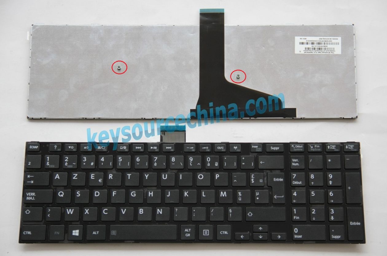 9Z.N7USQ.M0F Clavier ordinateur portable pour Toshiba Satellite S50-A S50D-A S55-A S70-A S70D-A S75-A original Français