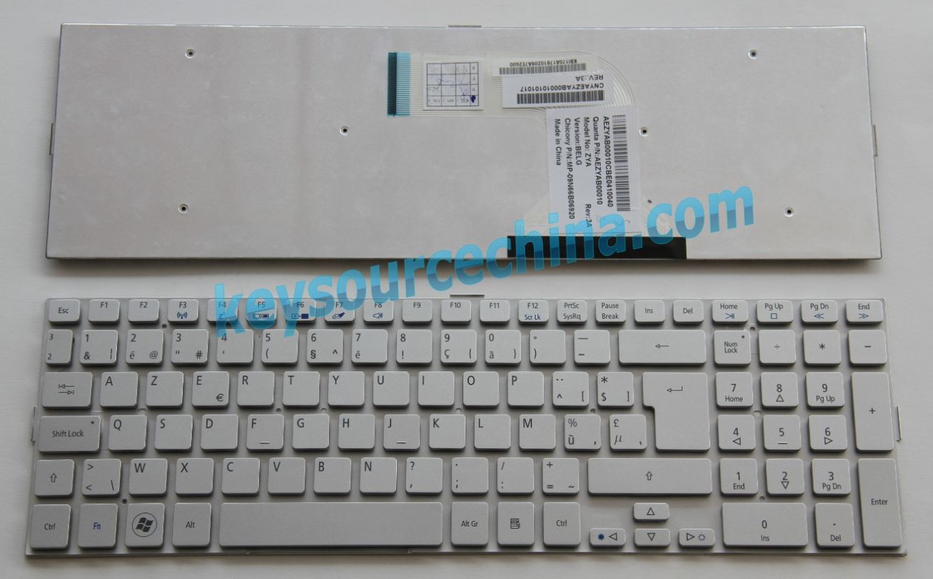 liefde klassiek consultant Acer Aspire 5943 5943G 5950 5950G 8943 8943G 8950 8950G AZERTY Belgisch/BE  Toetsenbord-BE Belgisch Laptop Toetsenbord AZERTY-Nordic and Hungarian  laptop keyboards