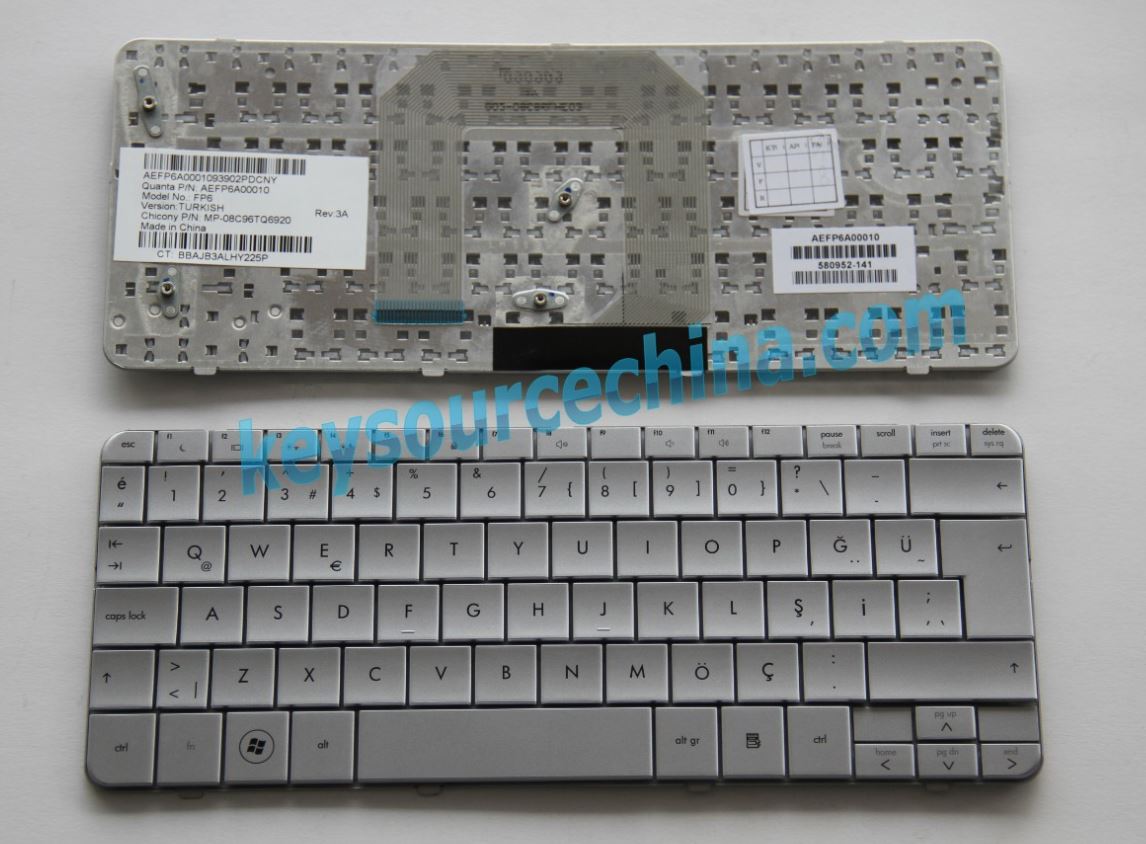Orjinal - Yeni HP Pavilion dm1-1000 DM1-2000 MINI 310 Notebook Klavye Q-Türkçe(TR)