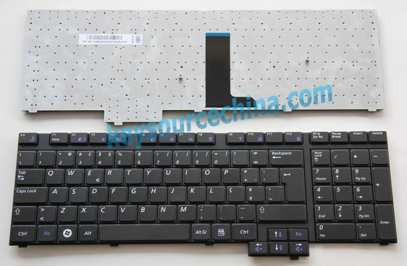 Teclado para portátil Samsung R718 R720 R728 R730 SE31 E272 E372 M730 Português PT/PO Keyboard