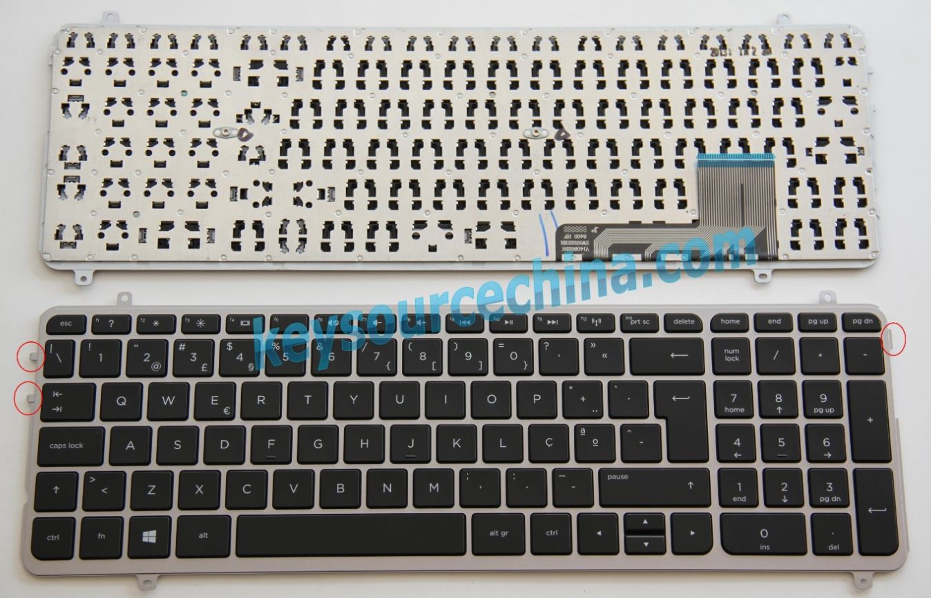 Novo teclado para portátil HP ENVY M6-K Português PT