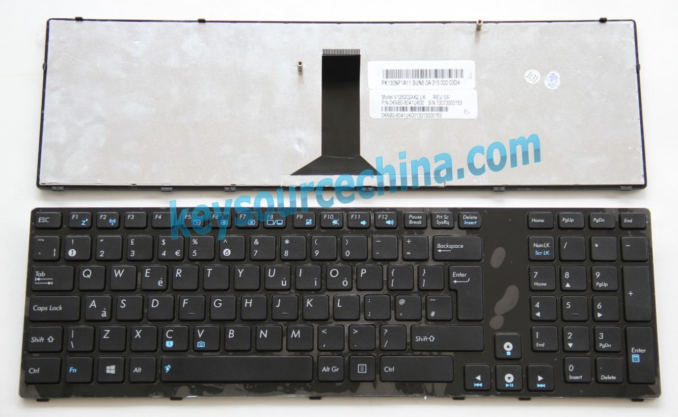 ASUS K93 K95 A93 A95 X93 R900 PRO91 Laptop Keyboard UK Complete NEW