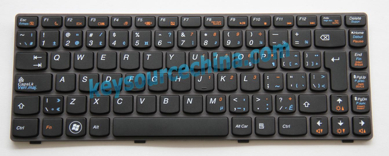 25201944 LENOVO Ideapad Z380 Z385 Z480 Z485 G480 G485 Laptop Keyboard Clavier Canadian(CA)