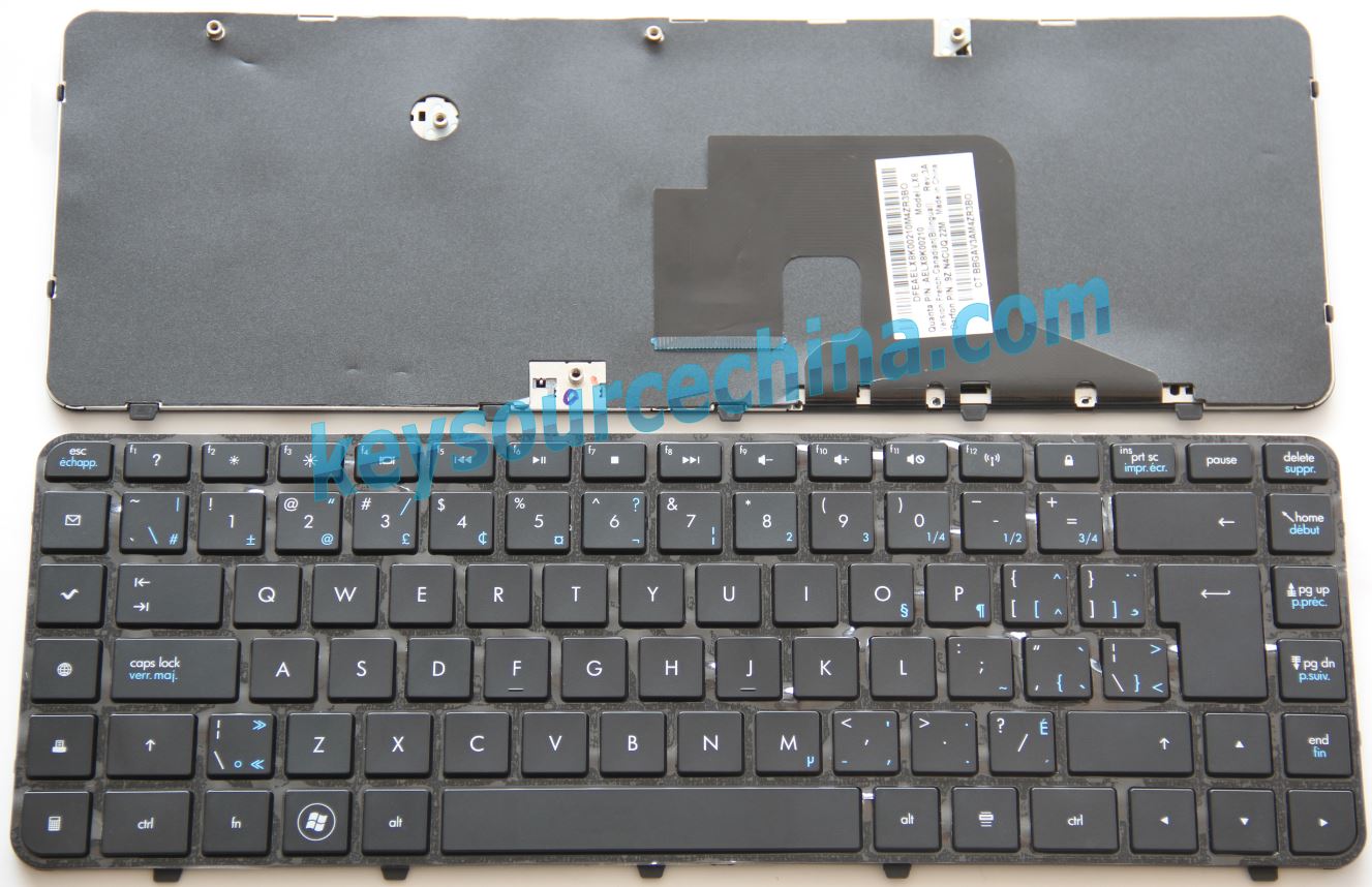 HP Pavilion DV6-3000 Series DV6-3100 DV6-3200 DV6-3300 Laptop Keyboard Clavier Canadian(CA)
