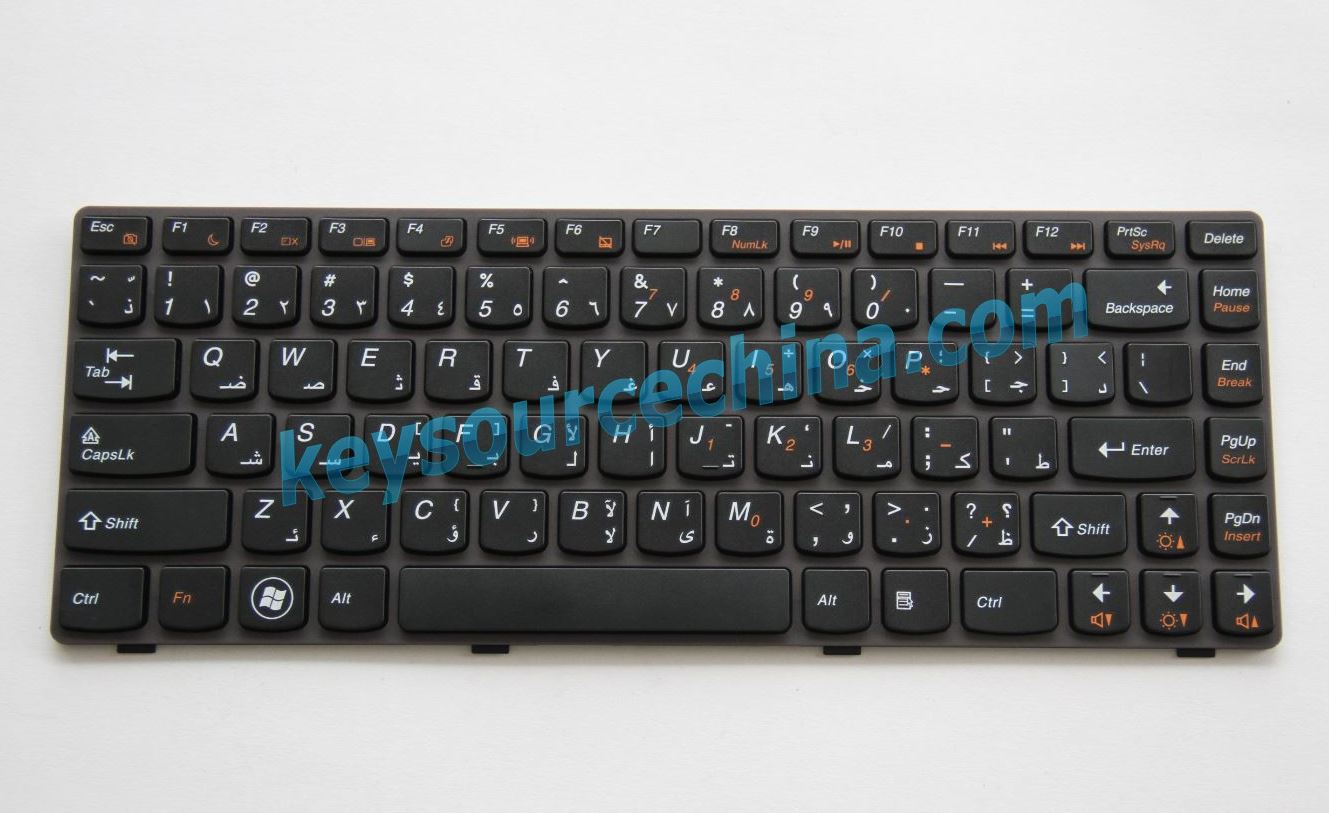 Lenovo Ideapad Z380 Z385 Z480 Z485 G480 G485 Black لحاسب المحمول كيبورد Arabic keyboard