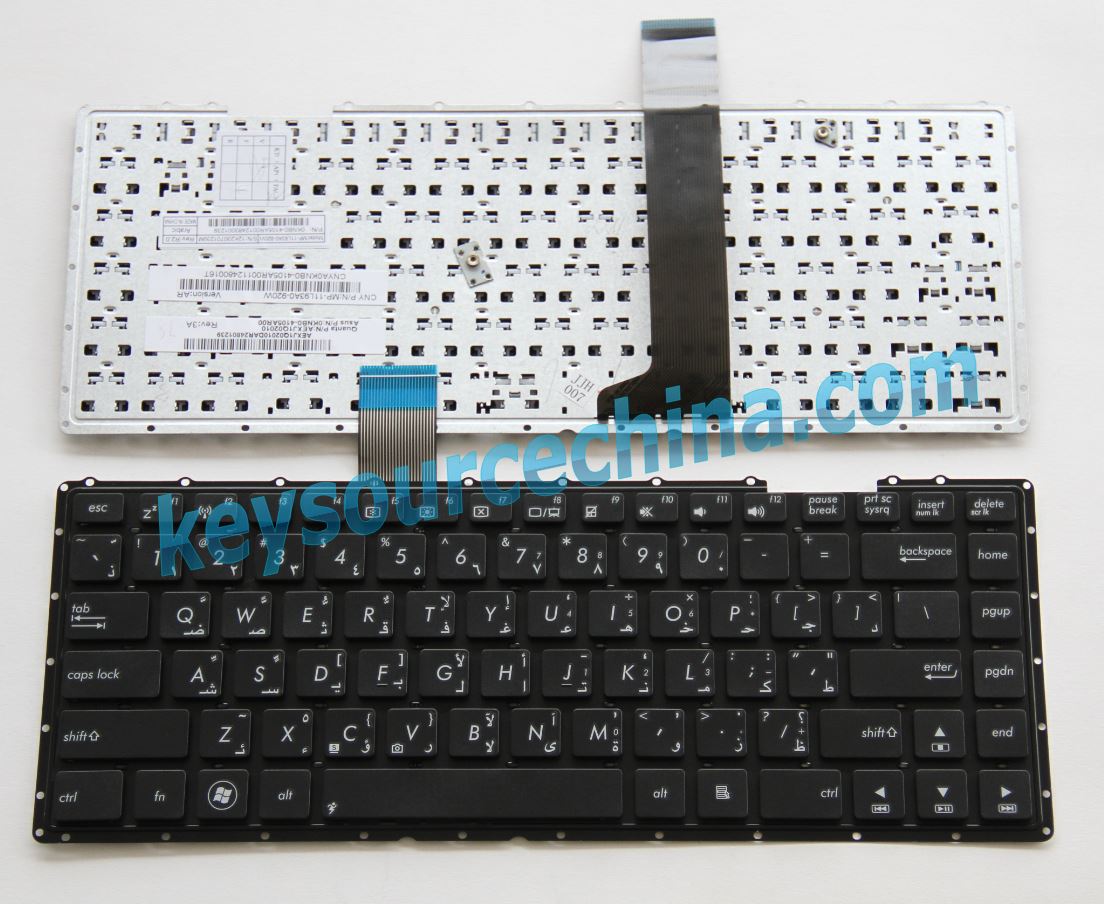 0KNB0-4105AR00 Asus X401 X401A X401U X402 X402A X402C X402EI لحاسب المحمول كيبورد Arabic (AR) keyboard