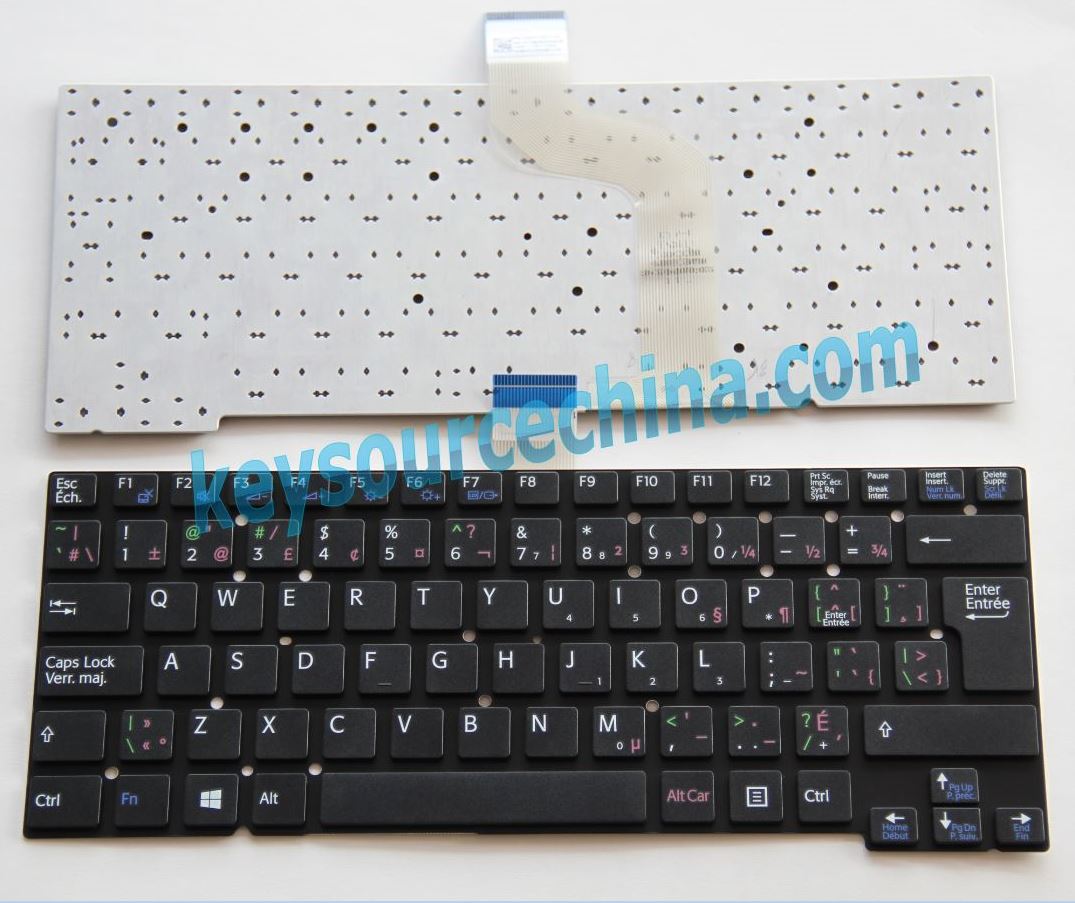 149111511CA, SONY Vaio SVT-13 SVT13 SV-T13 Series Laptop Keyboard Clavier Canadian(CA)