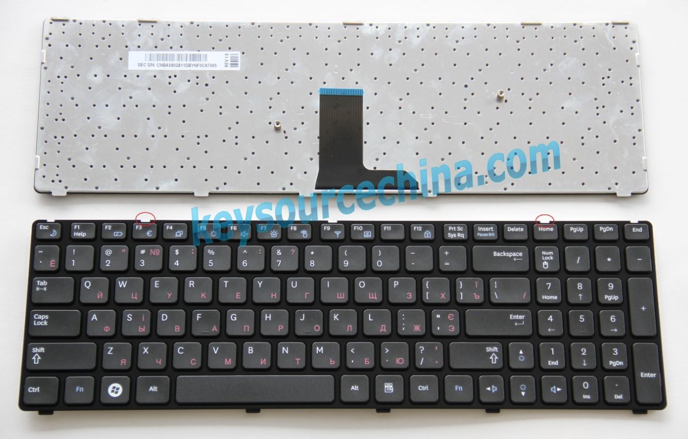 CNBA5902811DBYNF Клавиатура для ноутбука  Samsung R578 NP-R578 R580 NP-R580 R590 NP-R590 E852 NP-E852