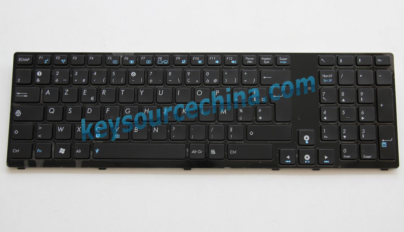 ASUS K93 K95 A93 A95 X93 R900 PRO91 Black Clavier pour ordinateur portable Français/French(FR)