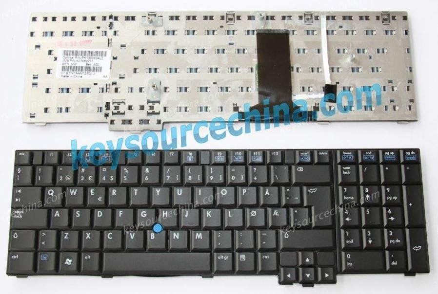 HP 8710P Norsk bærbar pc tastatur