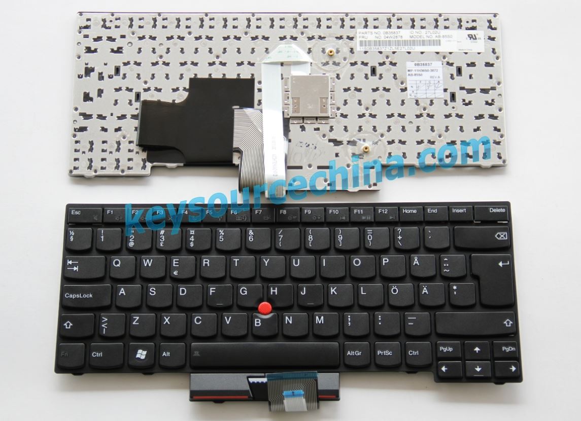 MP-11H36S0-3872 Alkuperäinen Lenovo ThinkPad T430u näppäimistö kannettaville tietokoneille