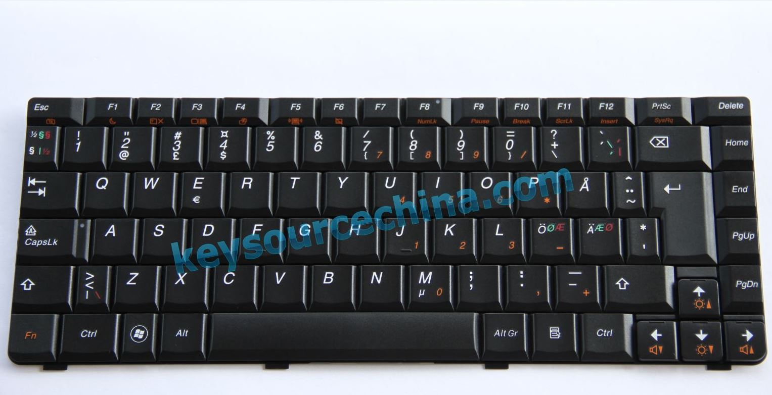 Original Lenovo IdeaPad U450 U450p E45 Nordic keyboard