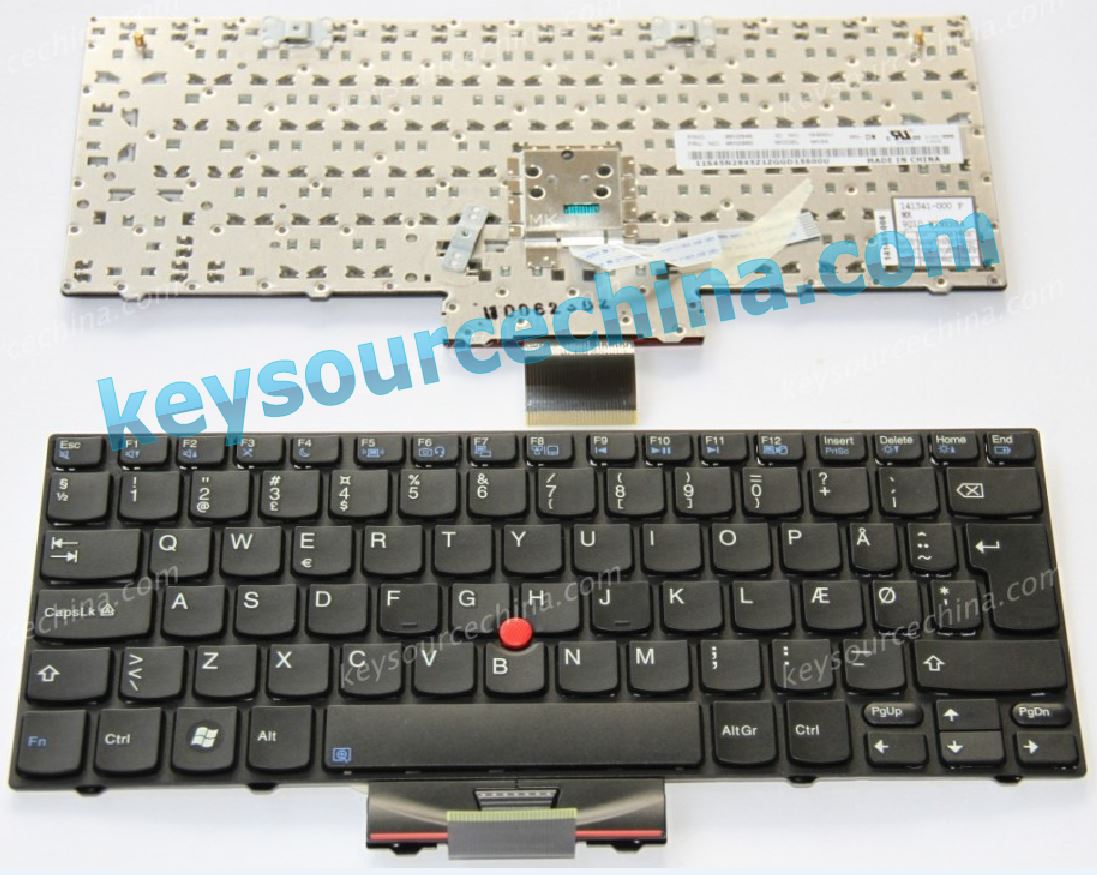 FRU: 45N2980 Thinkpad X100e X120e Dansk bærbar tastatur