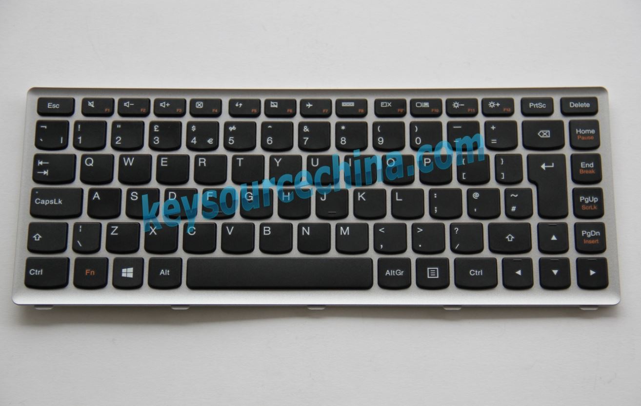 V-117020QK2-UK Original Lenovo Ideapad U410 Series  Laptop Keyboard UK Complete NEW