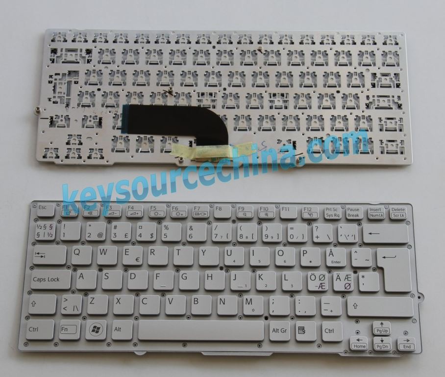 Sony Vaio VPC-SB26 Nordic Keyboard,Sony Vaio VPC-SD Nordic Keyboard