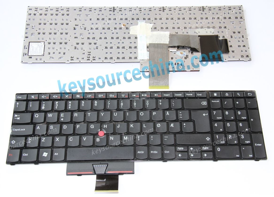 Originalt Lenovo Thinkpad E520 E525 Norsk tastatur