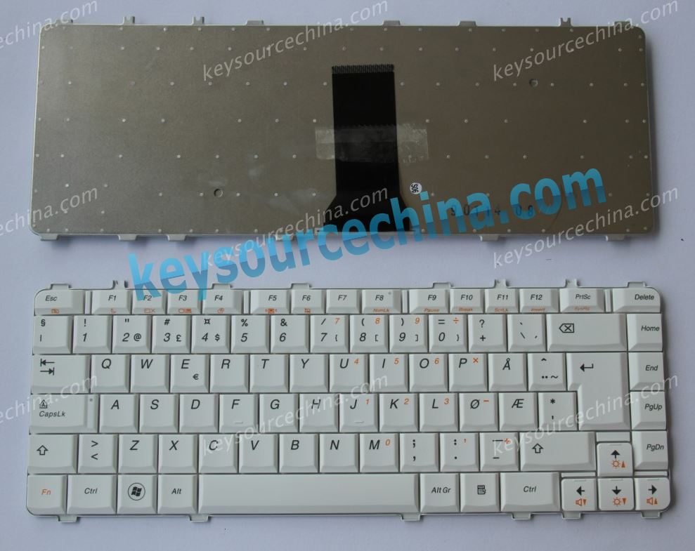 Lenovo Y450 Y460 B460 V460 Y550 Y560 Norsk bærbar tastatur sort