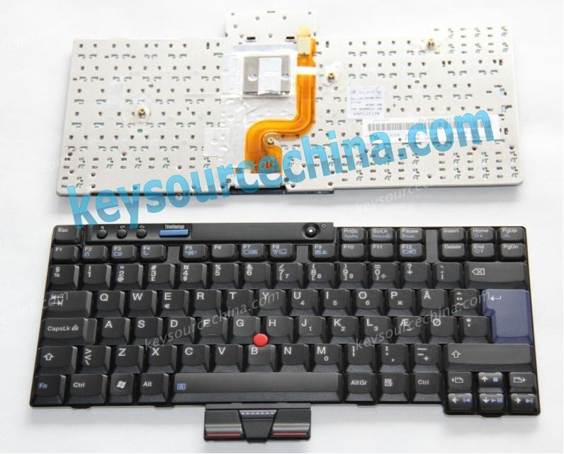 FRU 42T3746 Thinkpad X200 X201 Dansk bærbar tastatur