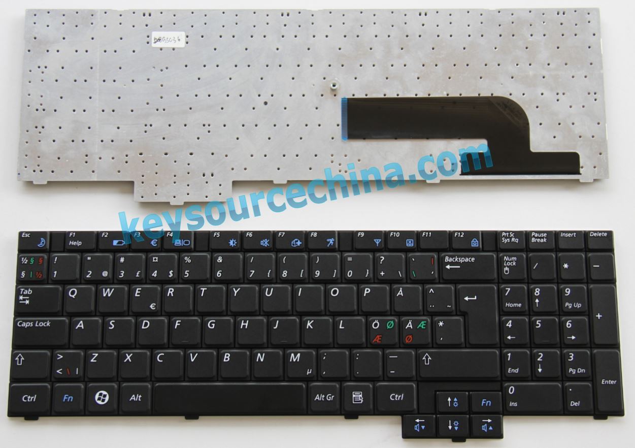 Samsung X520 Nordic keyboard,Samsung NP-X520 Nordic keyboard