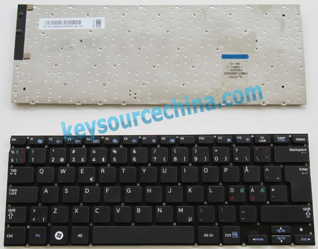 Samsung 530U3B nordic keyboard
