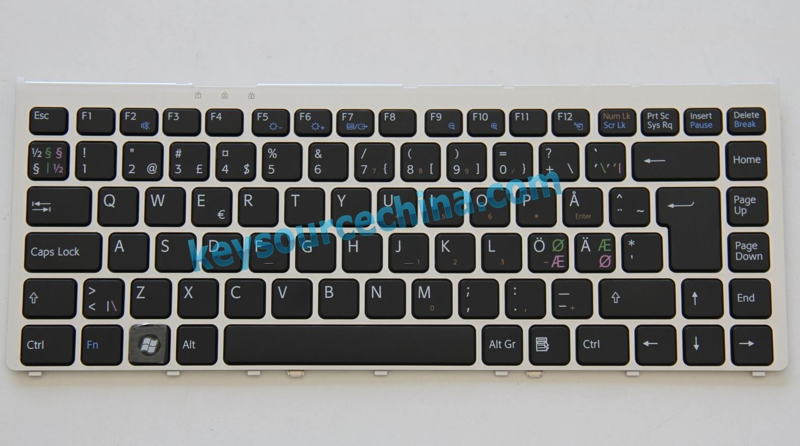 148084392 Sony VGN-FW FW11E FW21L series tastatur keyboard tangentbord näppäimistö lyklaborð