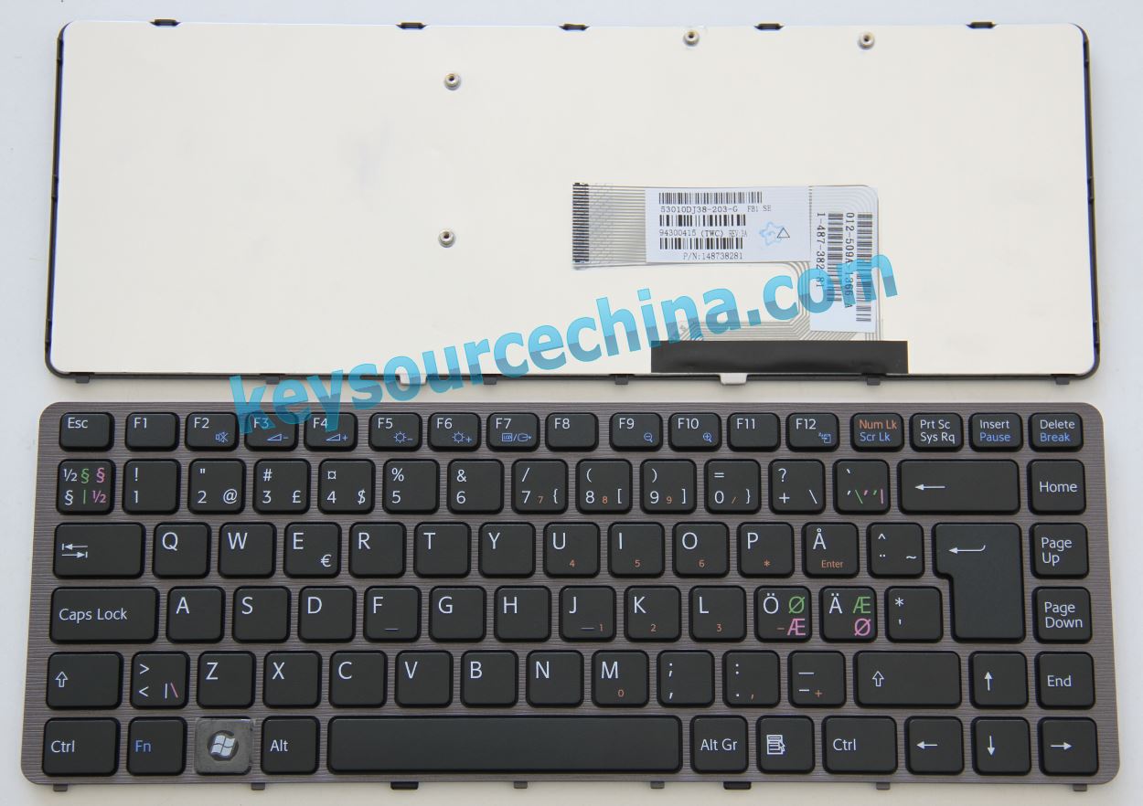 148738281,SONY VGN-NW NW11 NW160 series tastatur keyboard tangentbord näppäimistö Lyklaborð
