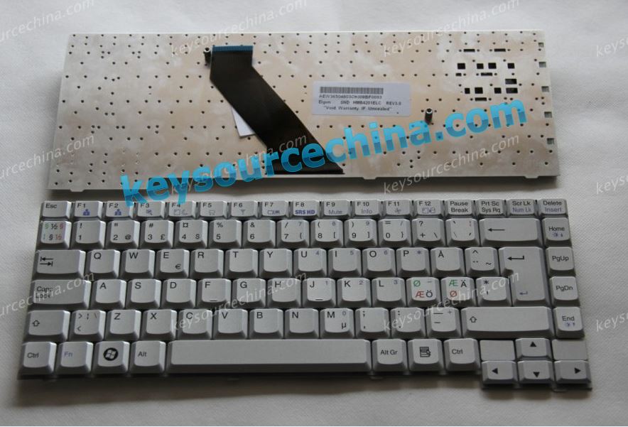 LG p300 p310 Nordic laptop keyboard