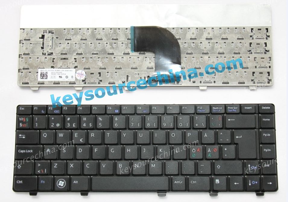 Dell vostro 3300 Nordic keyboard Dansk tastatur Norsk tastatur Suomi näppäimistö Svensk tangentbord