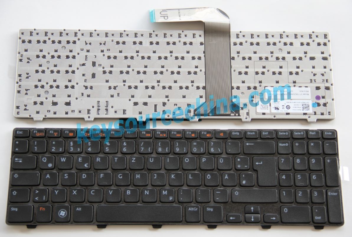 V119625AK1 Original Notebook Tastatur, deutsch (DE) schwarz für Dell Inspiron 15R 5110 N5110 M5110