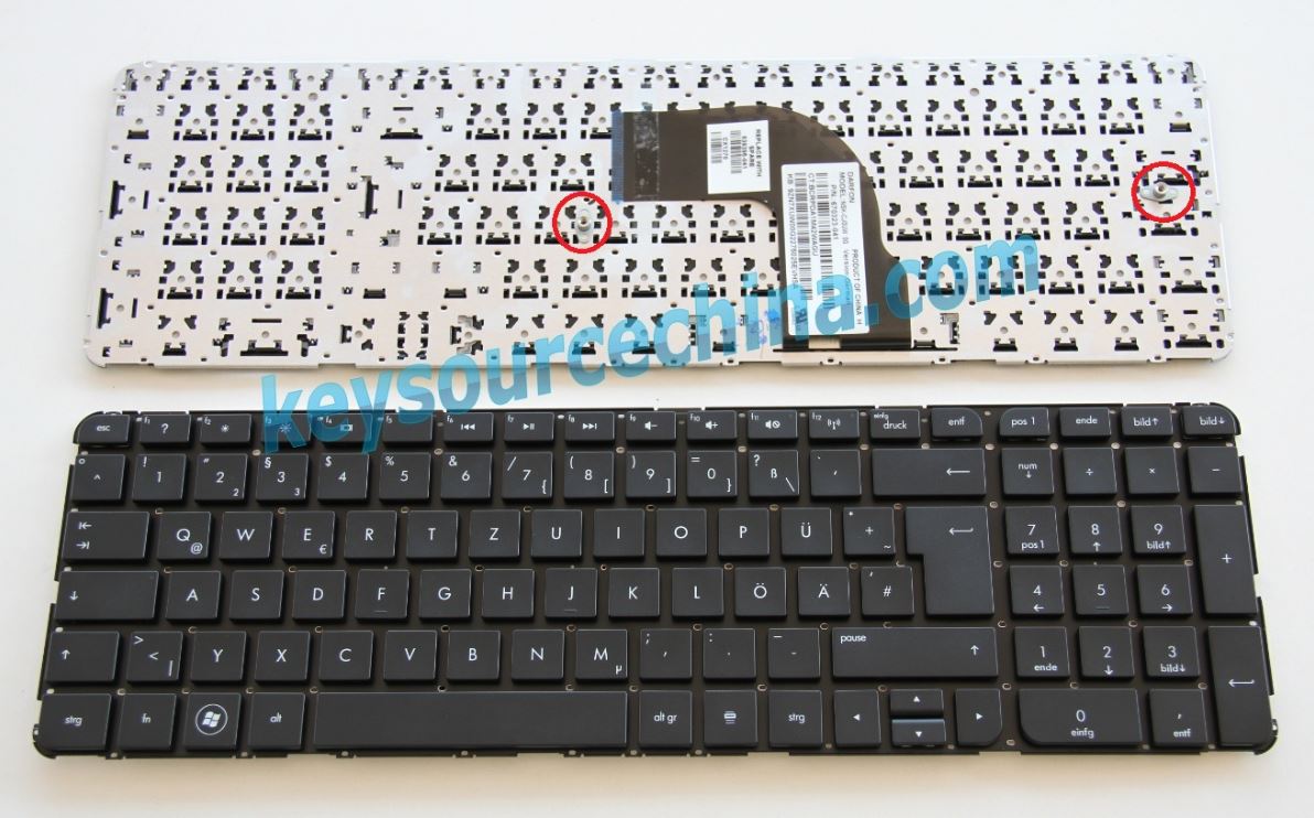 670323-041 Original Notebook Tastatur, deutsch (DE) schwarz für HP Pavilion dv7-7000 dv7-7100 dv7T-7000 Envy dv7-7200 dv7-7300 serie