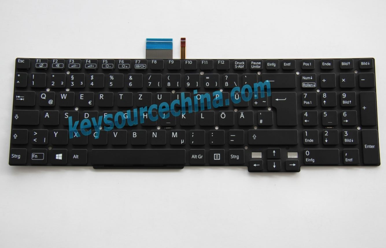 9Z.N9EBW.00G00 Original Notebook Tastatur, deutsch (DE) anthrazit für Sony Vaio SVT15 SVT1511 SVT1512 SVT-1511 SV-T15 Keyboard NEU