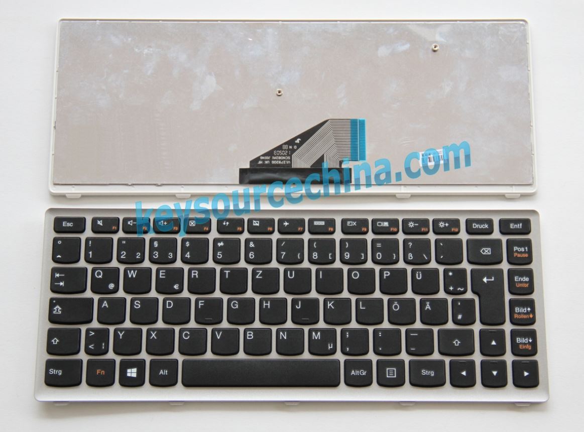 Original Notebook Tastatur, deutsch (DE) schwarz für Lenovo IdeaPad U310 Serie Keyboard NEU