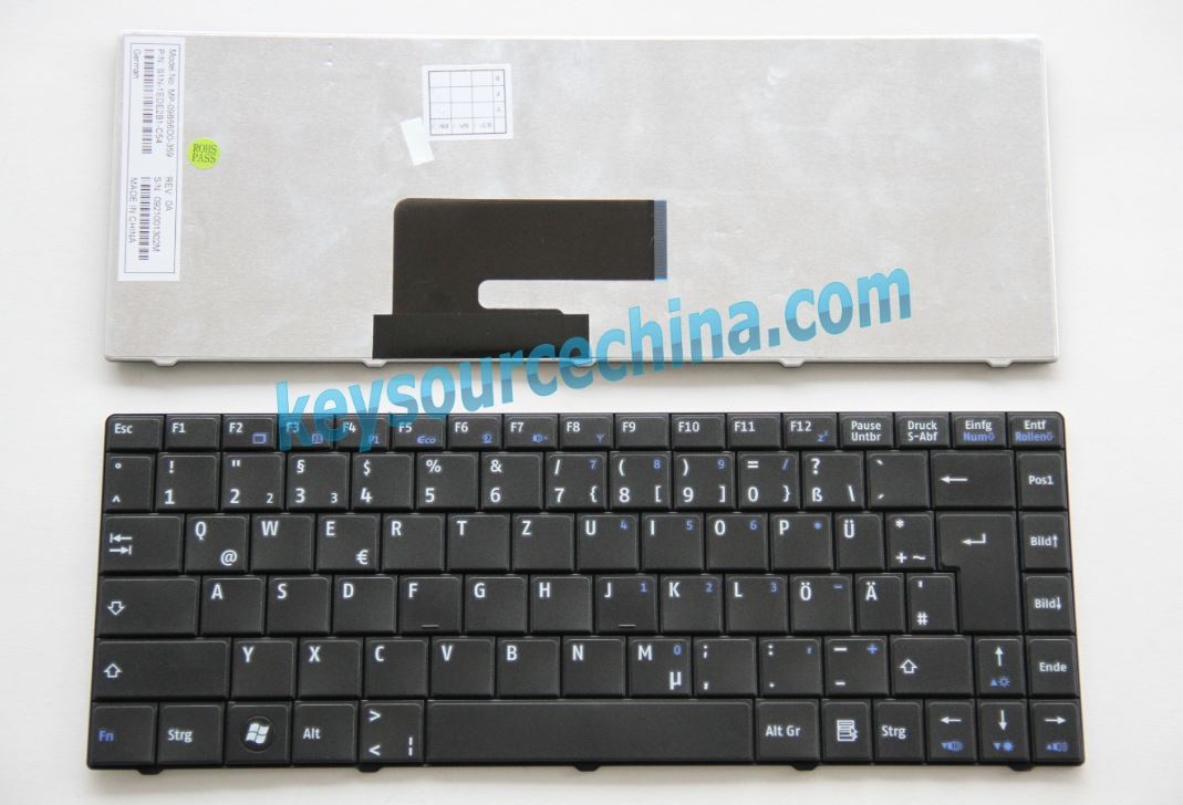 MP-09B56D0-359 Original Notebook Tastatur, deutsch (DE) schwarz für Medion Akoya S3211 S3212  E1311 E1312 E1313 E1315 MD97690 MD97168 MD98150 Keyboard NEU