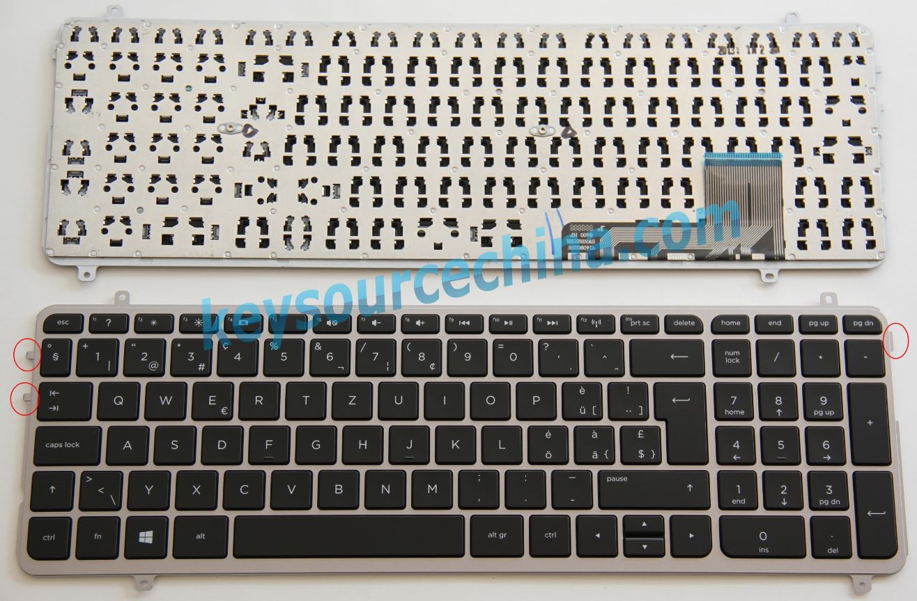 HP M6-K Series Laptop-Tastaturen Schweizer(CH),HP M6-K Series clavier pc portable Suisse