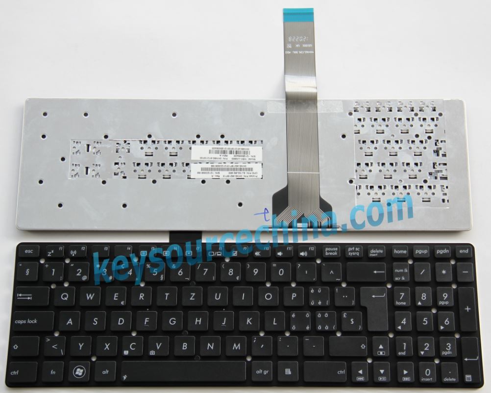 ASUS K55 A55 R500 R700 U57 A75V K75V QWERTZ-Tastatur Laptop Schweiz (CH) Keyboard