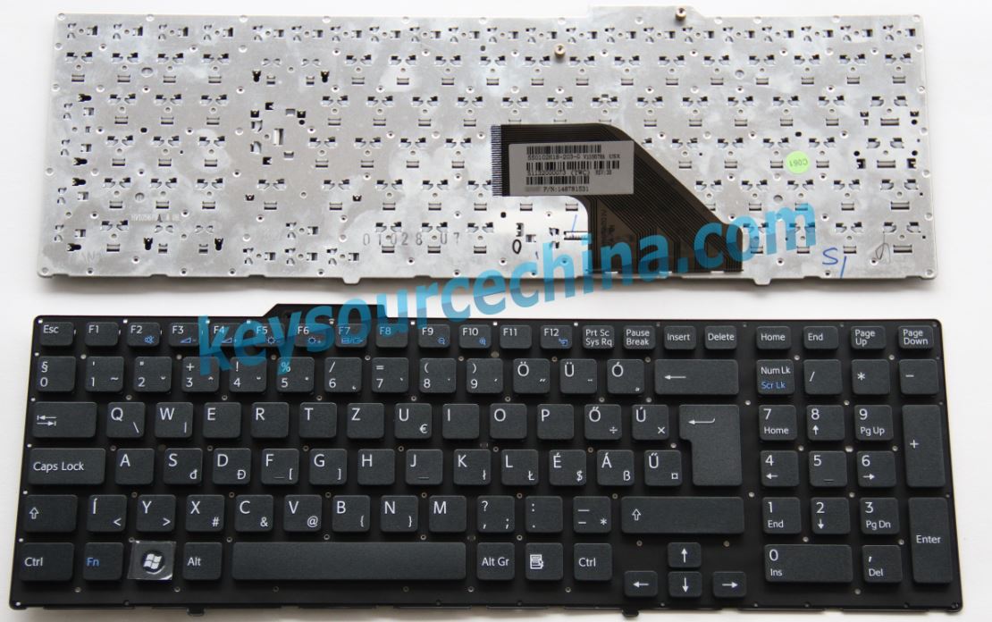 HUN Hungary Keyboard Gyári Új Magyar nyelvű QWERTZ Billentyűzet for Sony Vaio VPC-F11 VPC-F12 VPC-F13 Series