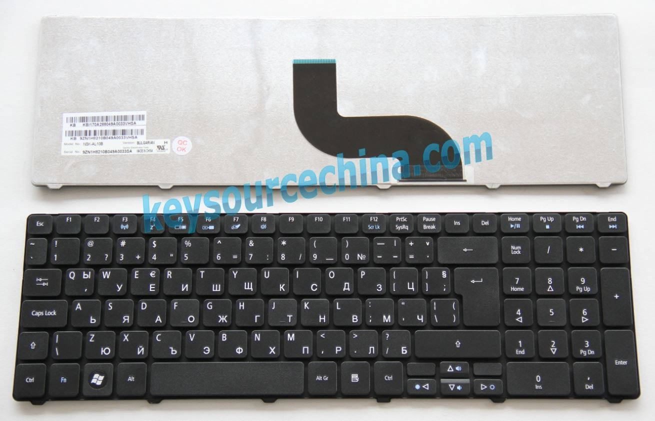 NSK-AL10B оригинал Клавиатура за лаптоп eMachines E442 E443 E529 E640 E642 E644 E729 E732 BG keyboard NEW