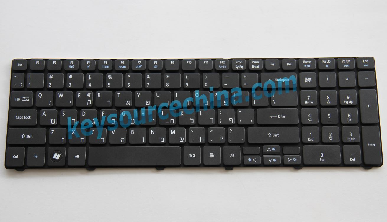 eMachines E442 E443 E529 E640 E642 E644 E729 E732 מקלדת למחשב נייד Hebrew(HB) Keyboard