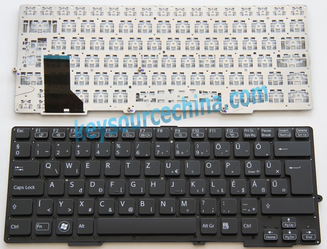 HUN Hungary Keyboard Gyári Új Magyar nyelvű QWERTZ Billentyűzet for Sony Vaio SVS13 SVS13A SV-S13A series