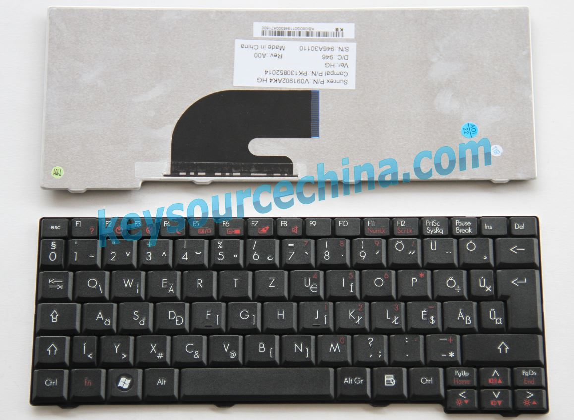 PK130852014 Gateway LT2014G LT2016U LT2021U ZG5 Hungary(HU) Laptop Billentyűzet keyboard