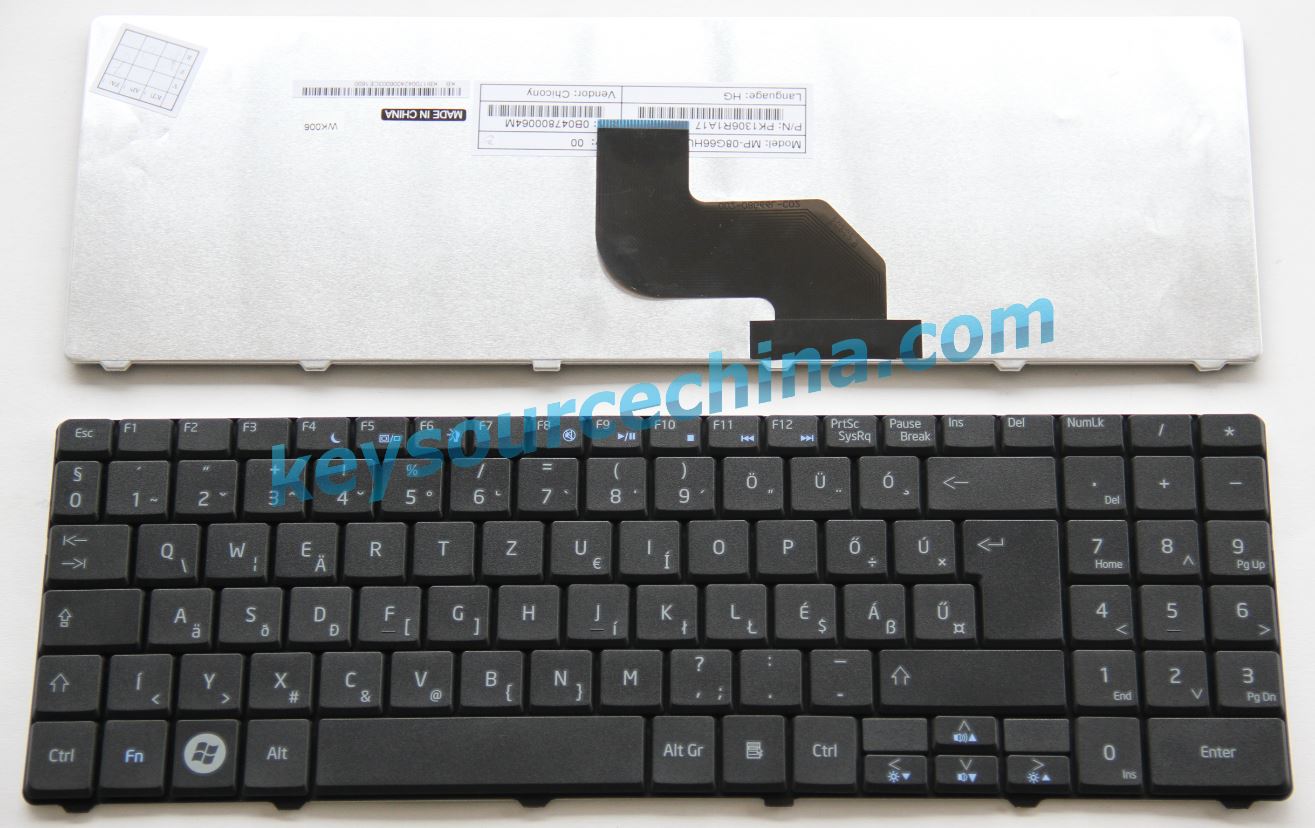 PK1306R1A17 ACER 5516 5517 5532 5534 5332 5732 5734 eMachines E430 E525 E625 E627 E630 E725 G630 Hungary(HU) Laptop Billentyűzet keyboard