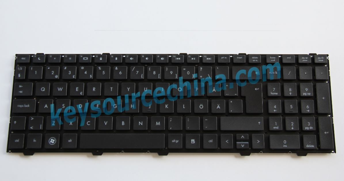 HP 4540S Swedish-Finnish keyboard, Suomi näppäimistö, Svensk tangentbord